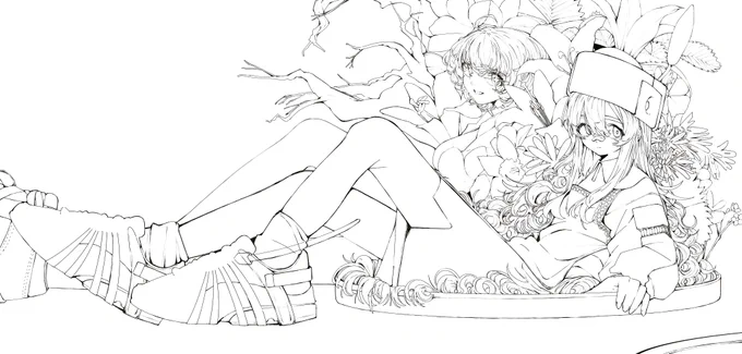 放置していたせいで描く気が失せてしまった 