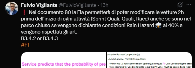 4 ore prima parla di regolamento poi dopo non si puo' parlare di f1 perche' c'e' la guerrah, che paese pieno di pagliacci