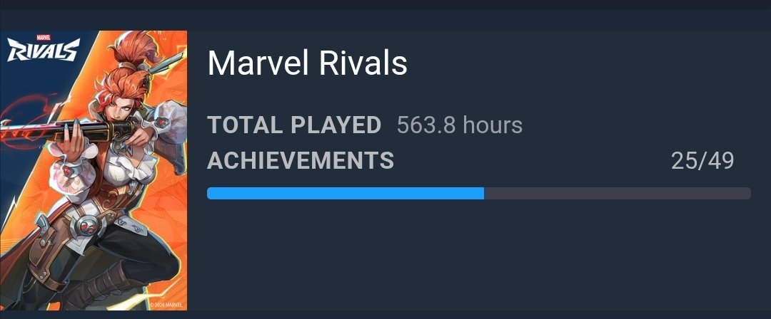 deepspacepixie's tweet photo. everyone is posting their marvel rivals playtime </3 https://t.co/YdKQmRtiZR