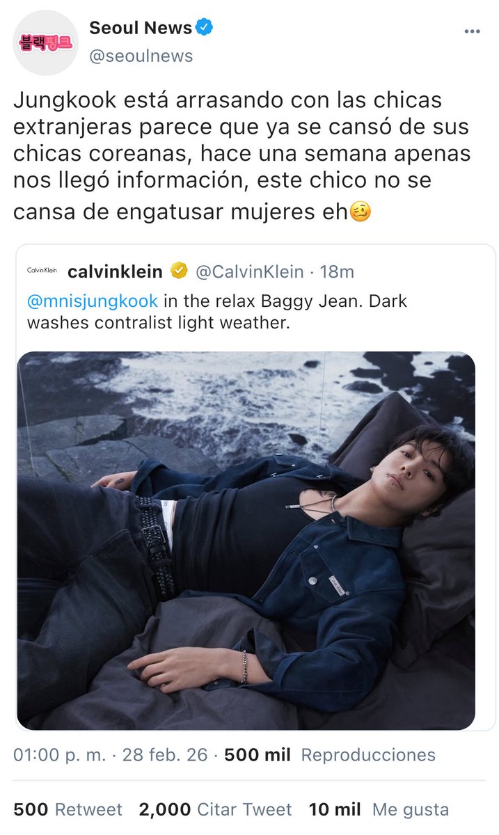 aegiguu's tweet photo. au taekook ⭐️

En donde por un pequeño error Kim Ta3hyun6 un actor reconocido, se ve involucrado con el modelo más famoso de Calvin Klein considerado uno de los hombres más codiciados y “mujeriegos” de Corea. 

#autaekook #taekook https://t.co/veLOgKVz41