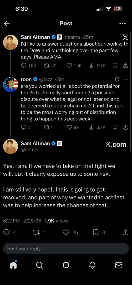 AMA thread screenshot