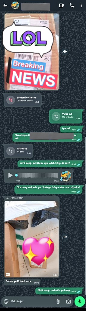 nflbs_'s tweet photo. Alhamdulillah paketnya udah sampai, dari bangun tidur sibuk chat CS halodoc dan anteraja, siangnya dihubungin kurir paketnya https://t.co/MRKl7k5R61