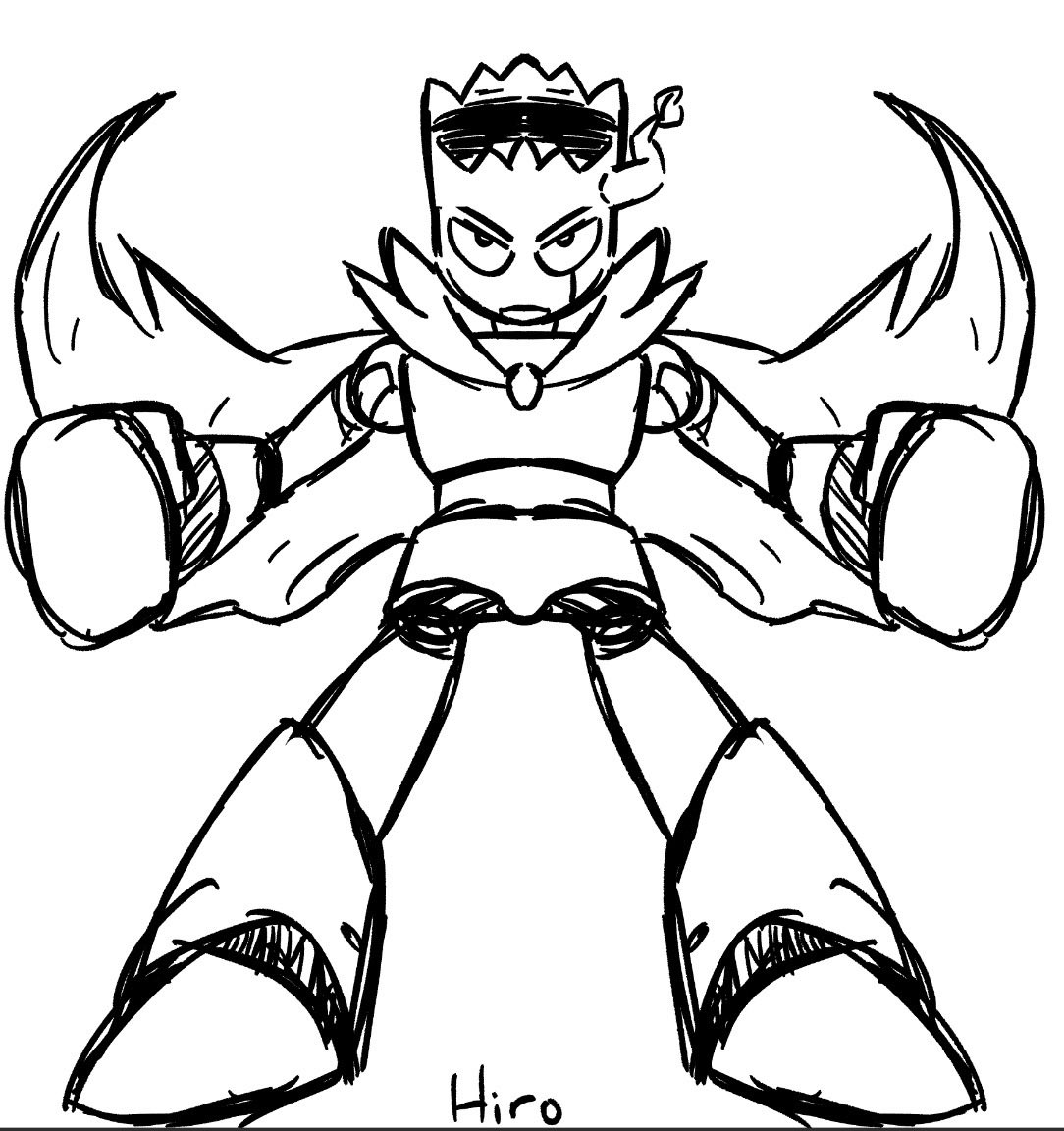 DevMagZ117's tweet photo. Updated sketch of my dark fantasy MC Hiro! https://t.co/1OogXtdqOu