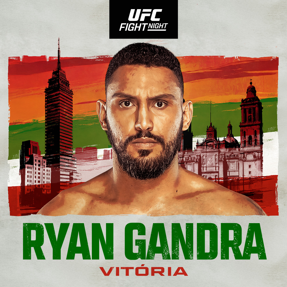 UFCBrasil's tweet photo. No primeiro round! ⚡️⚡️⚡️

Vitória de @Gandra_Ryan em menos de um minuto no #UFCMexico! 🇧🇷🇧🇷

[ Assista AO VIVO no @ParamountPlusBR ] https://t.co/lH2XFggUg1