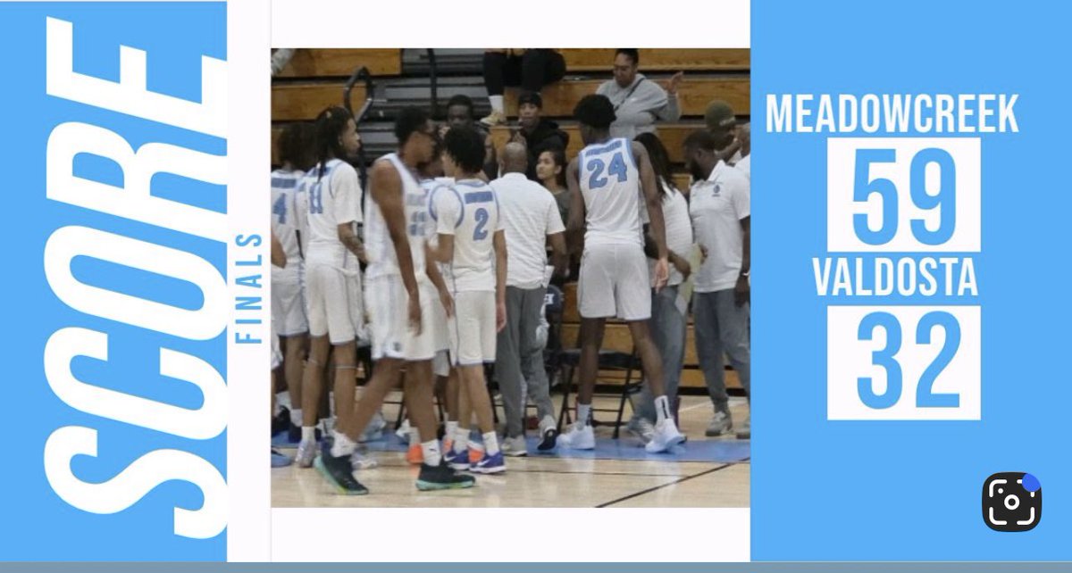 oldmanfall04's tweet photo. A great team win. @MeadowcreekMus1 was led by Jayden Beckham with 12 pts, @Sean1Alicea with 12pts, and @Enzowea26 with 10pts. On to the Elite 8! @KyleSandy355 @GDPsports @MeadowcreekHigh https://t.co/rXvbdPxhmd