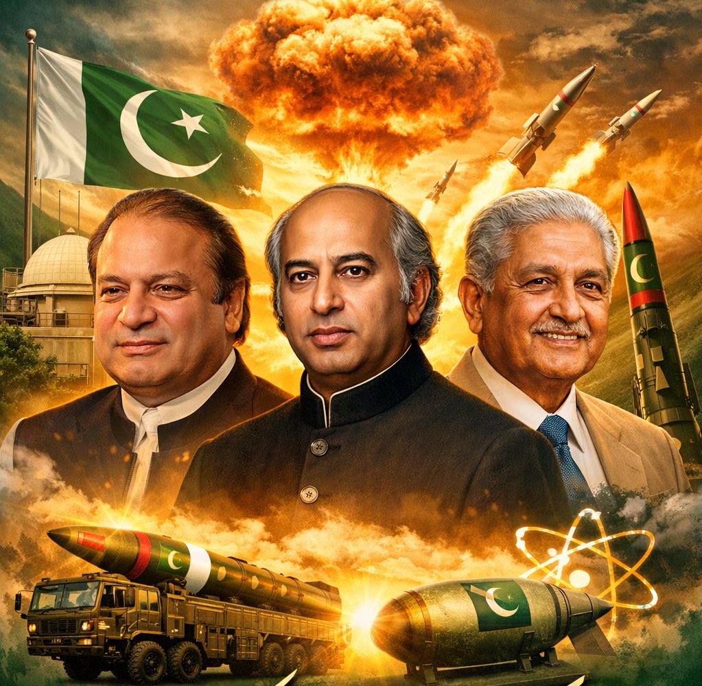 پاکستان کو ایٹمی قوت بنانے کا شکریہ 🦾🙏