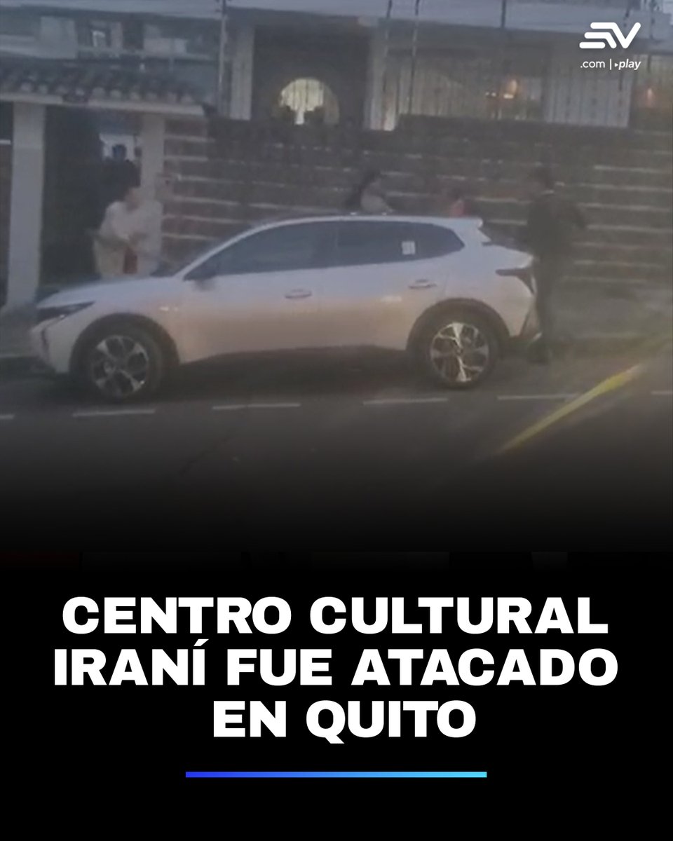 EcuavisaInforma's tweet photo. 🚨 En redes sociales, usuarios denunciaron el hecho y compartieron videos de personas arremetiendo contra las instalaciones, en el Centro Cultural Iraní, en Quito. 📲 https://t.co/rwnkujZuq0 https://t.co/9kgHi1vIdc