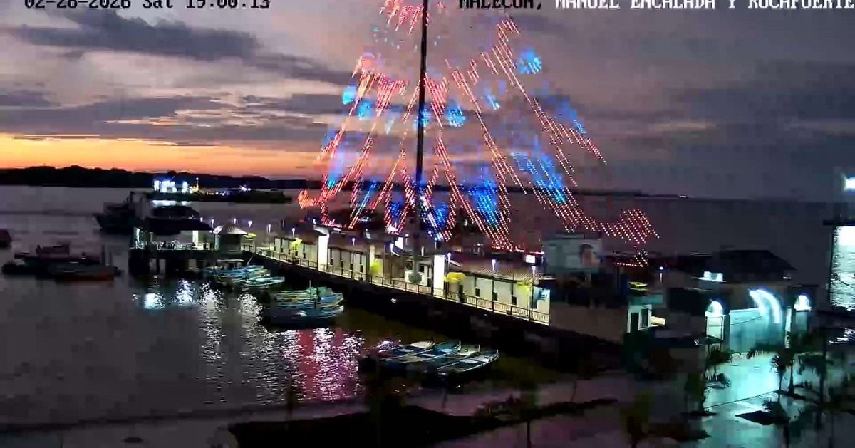ECU911Machala1's tweet photo. Así se vive el atardecer en #Machala 🌇
Desde nuestras cámaras de videovigilancia, compartimos esta postal natural que embellece nuestra ciudad.
 
#LíneaÚnicaParaEmergencias 9-1-1 https://t.co/exggbPYLfm