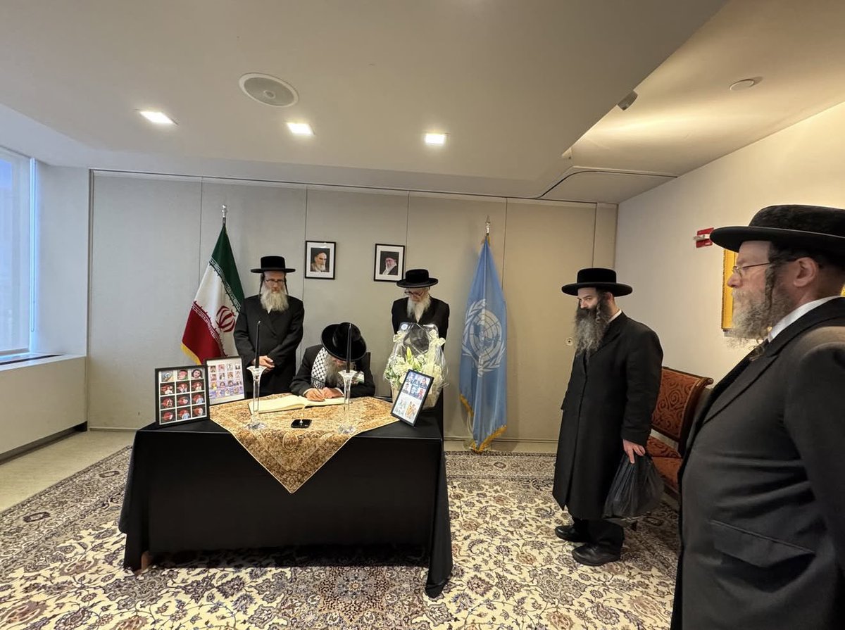 jewishvoicelive's tweet photo. Jews will always support the Islamic Republic of Iran and its people. 

Rabbi Weiss visited Iran’s embassy where he expressed solidarity with the Iranian people and signed a memorial book for the victims of the Zionist regime’s attacks on Iran.

Rabbi Weiss a solidarity message from anti-Zionist Jews around the world. He strongly condemned the Zionist regime’s military aggression against Iran and reaffirmed the support and solidarity of anti-Zionist Jews with the people and government of Iran. Rabbi Weiss emphasized the distinction between Judaism as a religion and Zionism as a political ideology, underscoring that many Jews globally remain faithful to their religious principles—which stand firmly opposed to Zionism.

Rabbi Weiss also addressed the Jewish condemnation of the ongoing crimes committed by the Zionist regime over the past 77 years. He specifically highlighted the genocide in Gaza and other atrocities across the region. He reiterated that true Judaism rejects Zionism and its crimes.