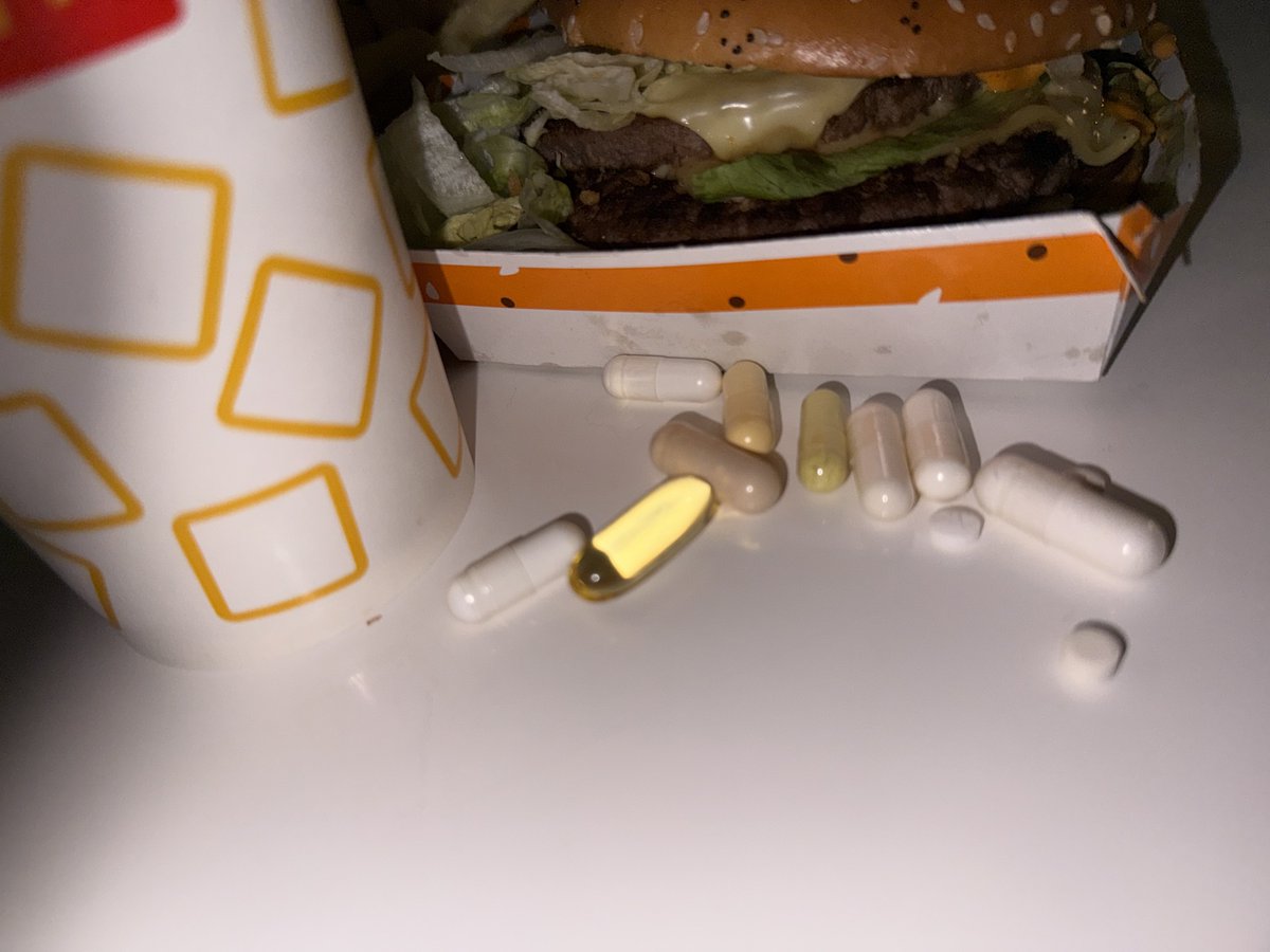If I take supplements with my ubereats it cancels out the death right? right