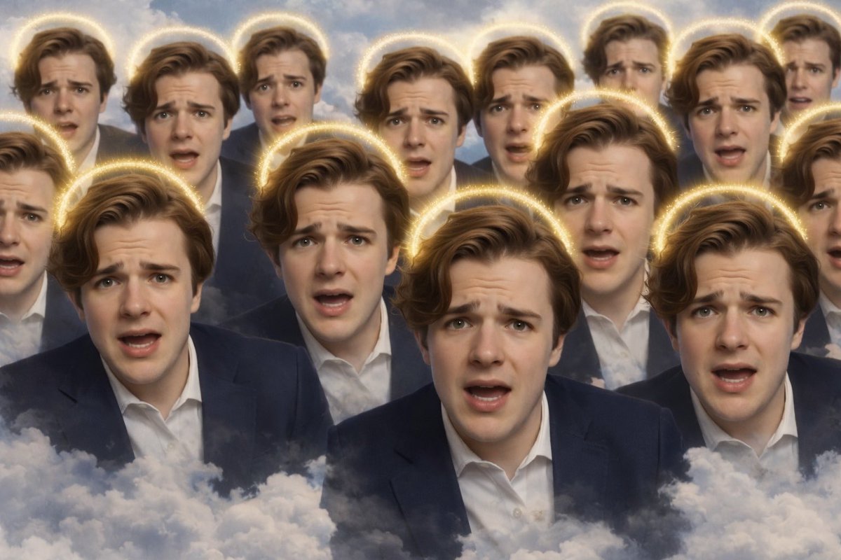 Ayatollah Ali Khamenei waking up to his 72 virgins.