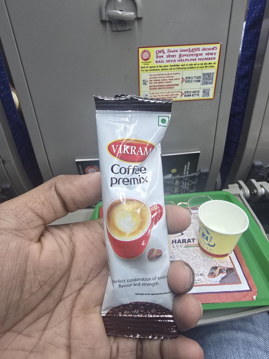 rkvch's tweet photo. Dear @IRCTCofficial @eCateringIRCTC
There's no use of me raising a complaint, you just send someone to convince me that it's gonna change next time and it still stays the same, it was one of the worst coffees I've ever had and I'm not gonna have this once again. https://t.co/R7tj1qmh4j