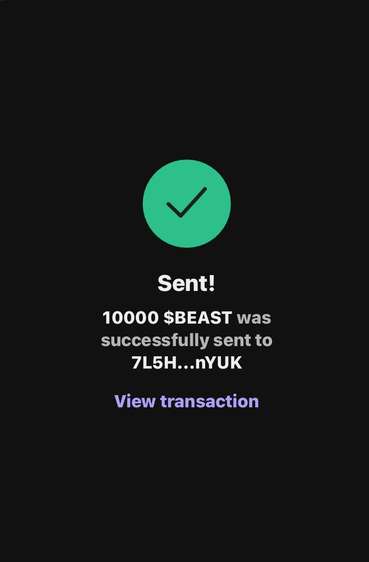beastXtoken's tweet photo. $BEAST Airdrop is LIVE - 3 hours 🪂

Drop your Solana $SOL Address &amp; RT ♻️

Every wallet gets 50,000 $BEAST 💪

#SolanaAirdrop #Solana https://t.co/8iXsLgBTmO