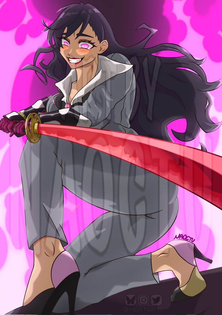 naoctuarts's tweet photo. Calm down babies, your beloved Love P-chan has arrived...and is ready to slice you up ♠️💀
.
.
.
#highcard #highcardanime #poker #anime #digitalart https://t.co/FptE6txnnS