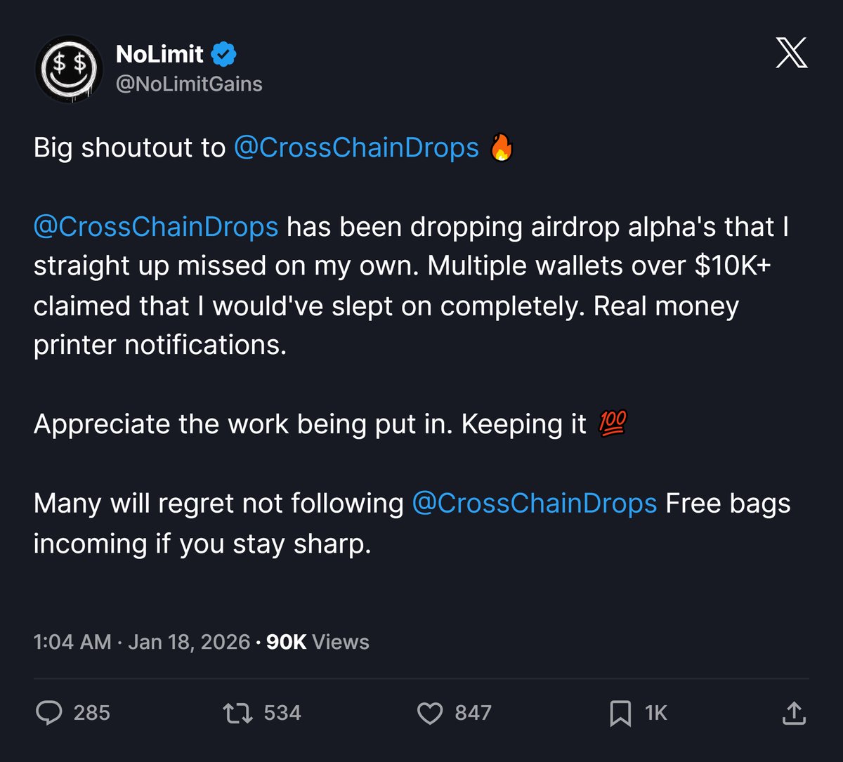 CrossChainDrops tweet media