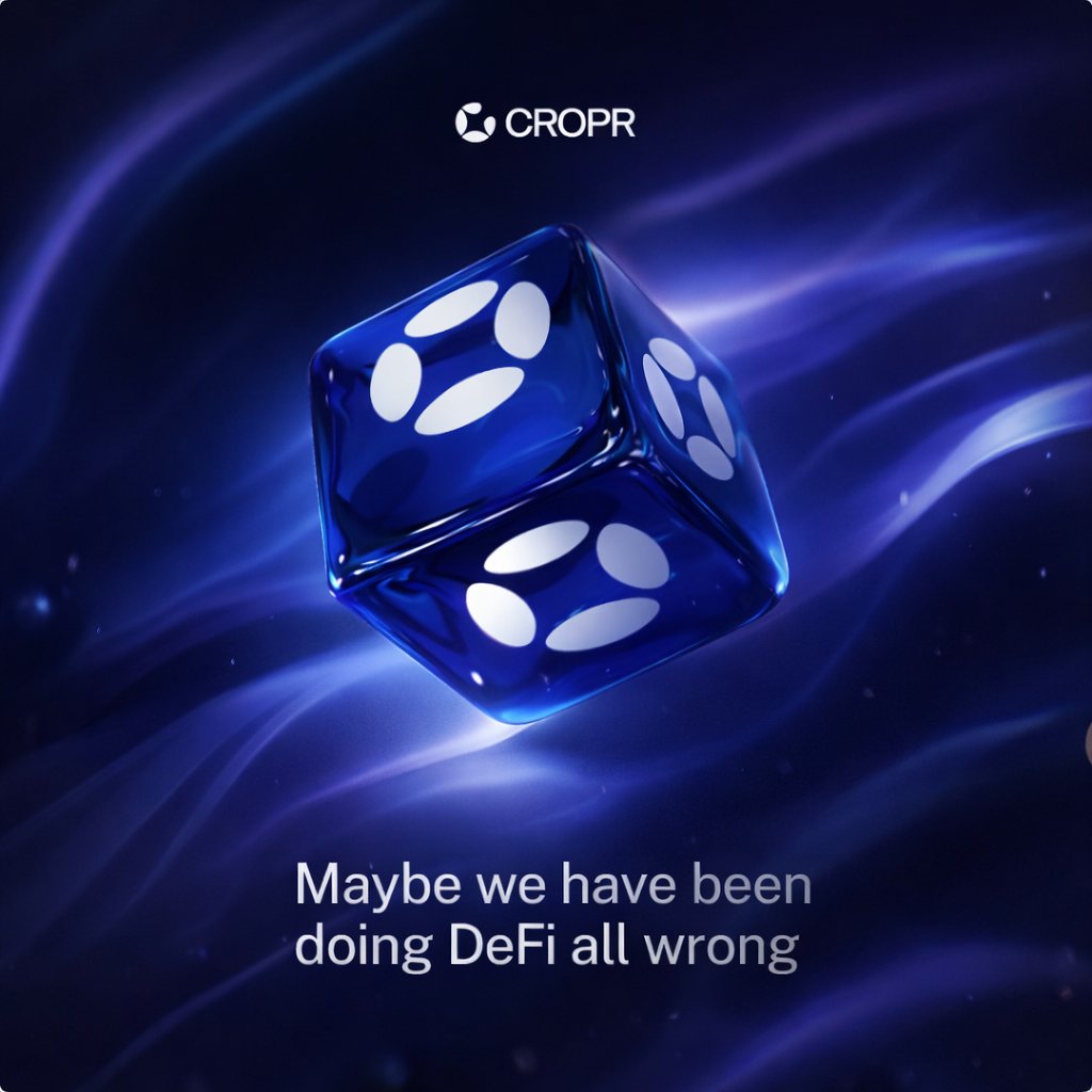 Herry_7100's tweet photo. DeFi isn’t complicated.
It’s just everywhere.

Farming here.
LP there.
Loans on another tab.

Your capital’s working.
You’re not.

Time to simplify the chaos 🧵👇🏽
@CROPR_DEFI https://t.co/eLaysWIIGH