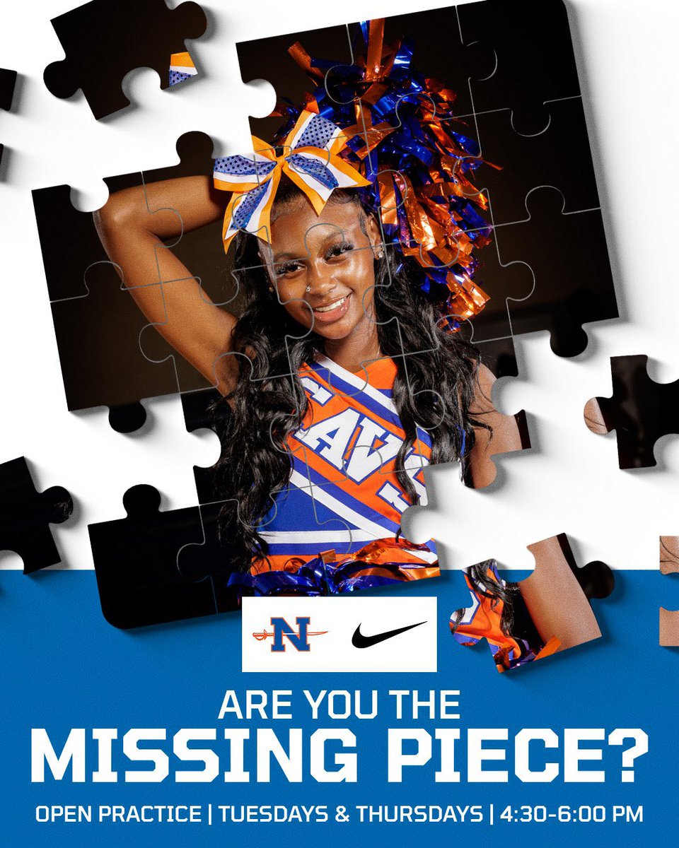 RNEAthletics's tweet photo. 🧩 Are you the missing piece? Join us for OPEN PRACTICE every Tuesday and Thursday from 4:30-6:00 PM!#CavalierPride #TheNorth
📣Open to rising 7-12 students zoned for RNE!
📣Middle school students must have a middle school waiver
📣Current physical on BigTeams! https://t.co/kioZGZG1ve