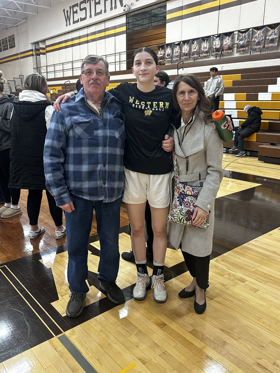OJRytlewski7's tweet photo. I had my last regular season game Thursday against Flushing.  My coach @DanSnover got his 100th win and Bay City Western got its 500th program win.  Amazing to be a part of that and grateful some of my family came to support me.  Prepping for districts then @MImystics season. https://t.co/cWo0nTacAT