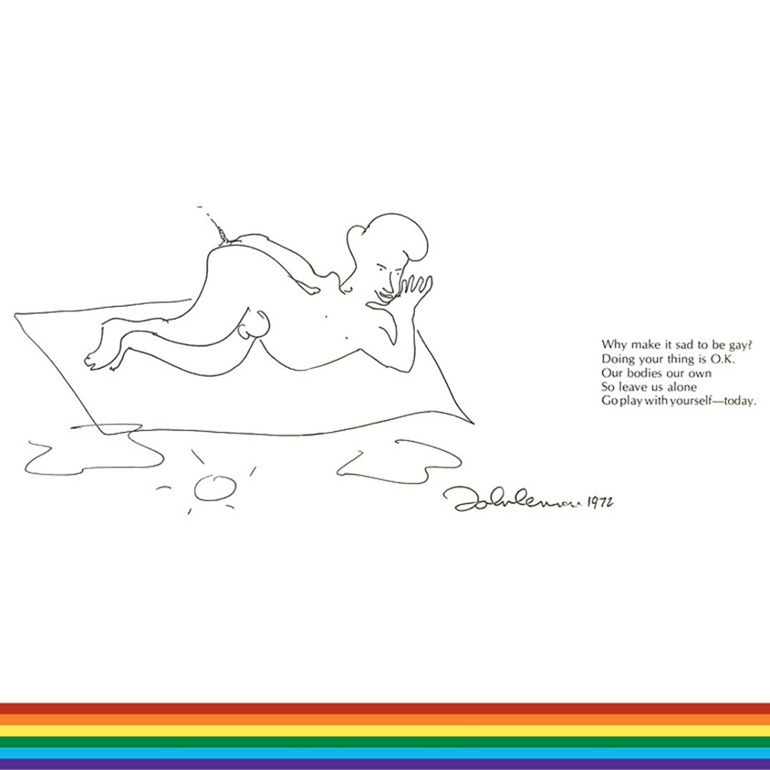 Goodnight everyone ✨ just leaving this here.

John Lennon for The Gay Liberation Book (1972)