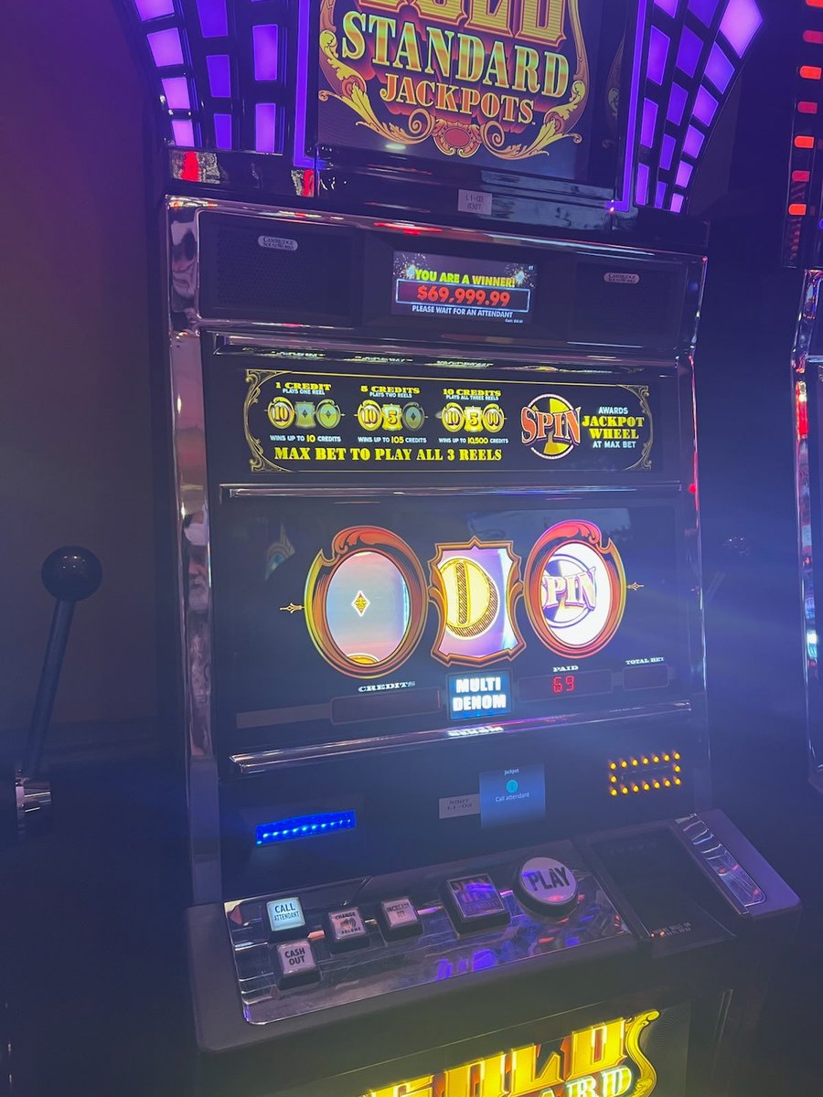 Another big winner at Century Casino and Hotel in Central City, They walked away with $69,999.99! #winnerszone

Gambling Problem? Call or Text 1-800-GAMBLER