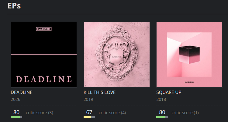AndyTorao's tweet photo. De cierta forma es gracioso que el llamado peor álbum de Blackpink sea su trabajo mas aclamado por la critica (hasta el momento) https://t.co/Je2JSw0bTf