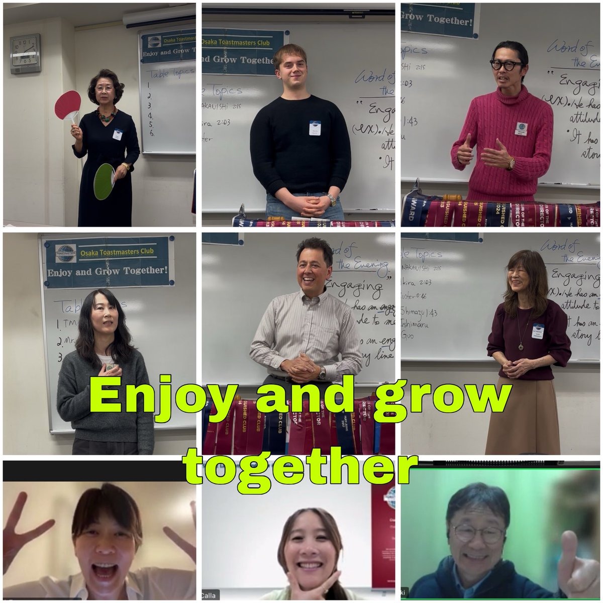OsakaTMC's tweet photo. ✨🎤 909th Meeting Highlights 🎤✨
5 guests joined us for a fun and energetic meeting!

Great speeches, brave Table Topics challengers, and meaningful conversations at the after-party 🤝
Let’s support our representatives on their way to Division level 💪

#OsakaToastmasters https://t.co/wDEC9uLDjE