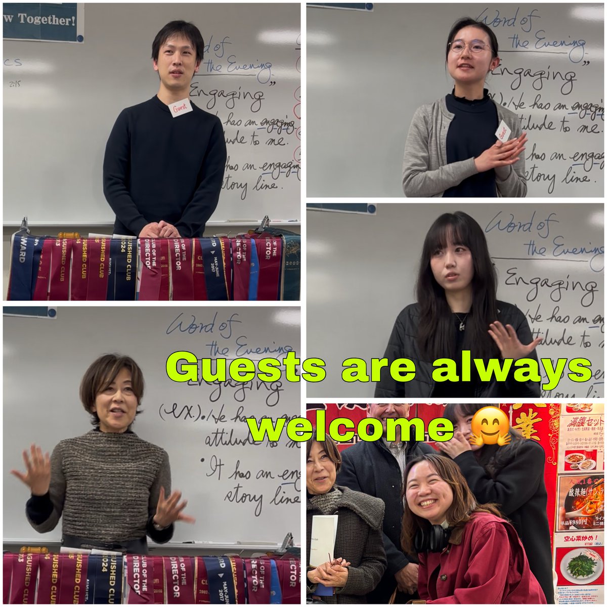 OsakaTMC's tweet photo. ✨🎤 909th Meeting Highlights 🎤✨
5 guests joined us for a fun and energetic meeting!

Great speeches, brave Table Topics challengers, and meaningful conversations at the after-party 🤝
Let’s support our representatives on their way to Division level 💪

#OsakaToastmasters https://t.co/wDEC9uLDjE