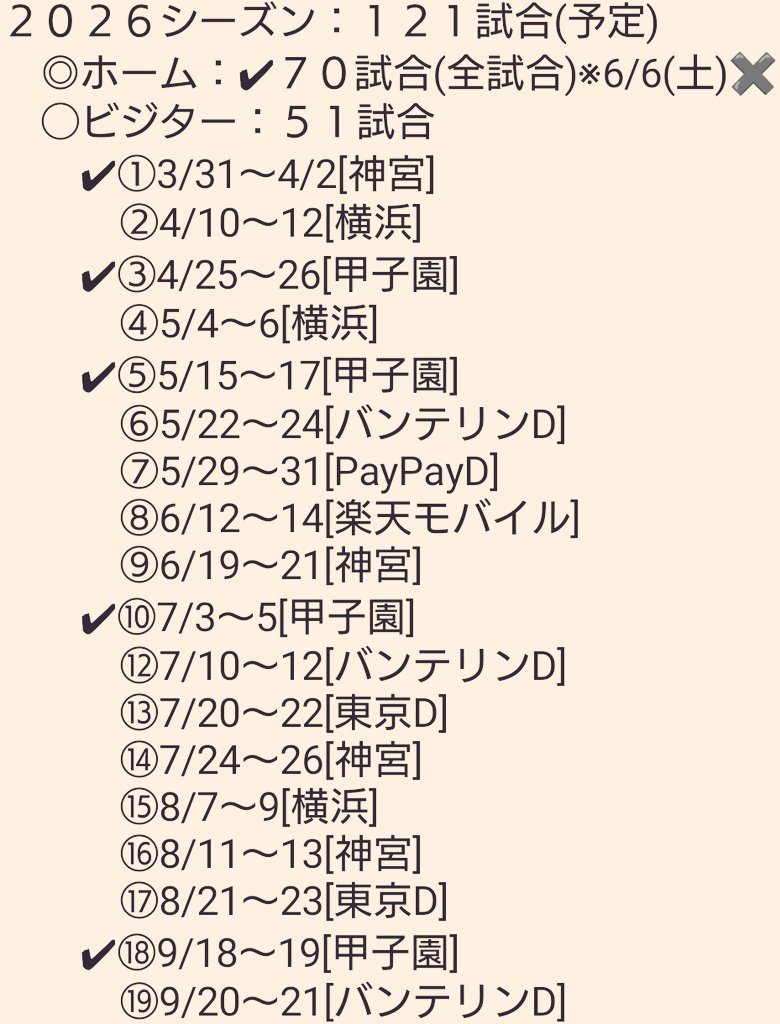 マツダスタジアム70試合🏟️ (6/6土は仕事のため✖️) チケット