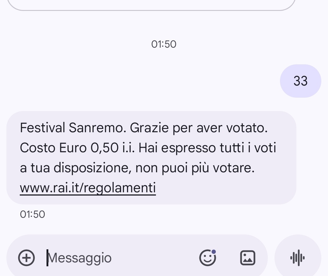 duBarry79's tweet photo. #Sanremo2026 https://t.co/qjJmfkRmV1