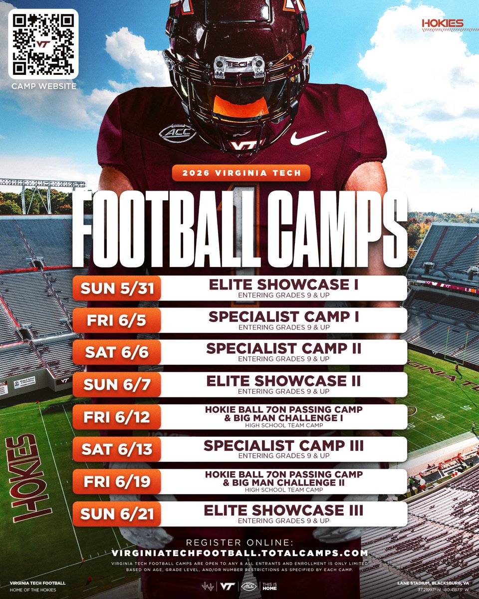 Virginia Tech Football tweet media