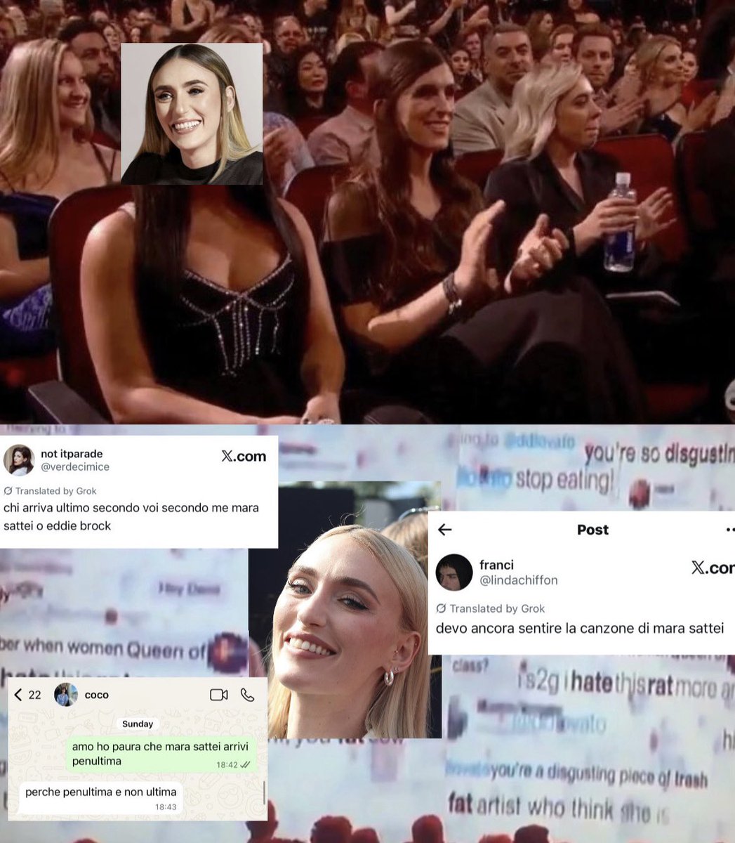 megastiloso's tweet photo. mara sattei non è ultima https://t.co/11fANapjWy
