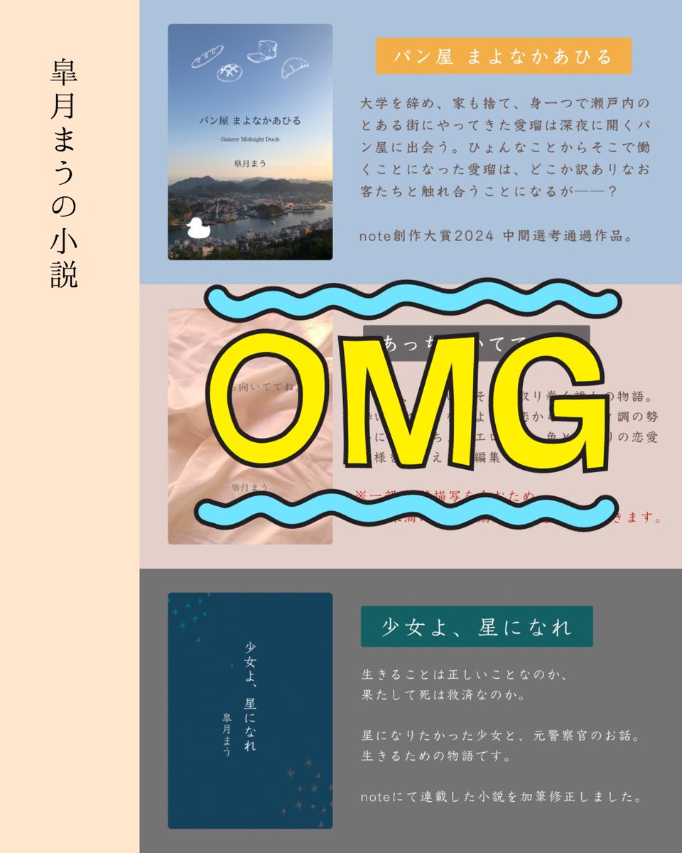 おかやまZINEスタジアムで販売する本（一部）の作品紹介です。（使い