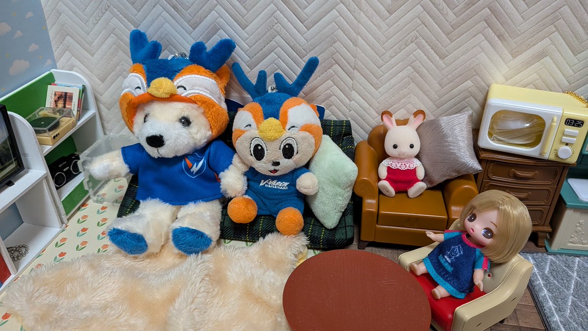 くまさん…足が長いです…」