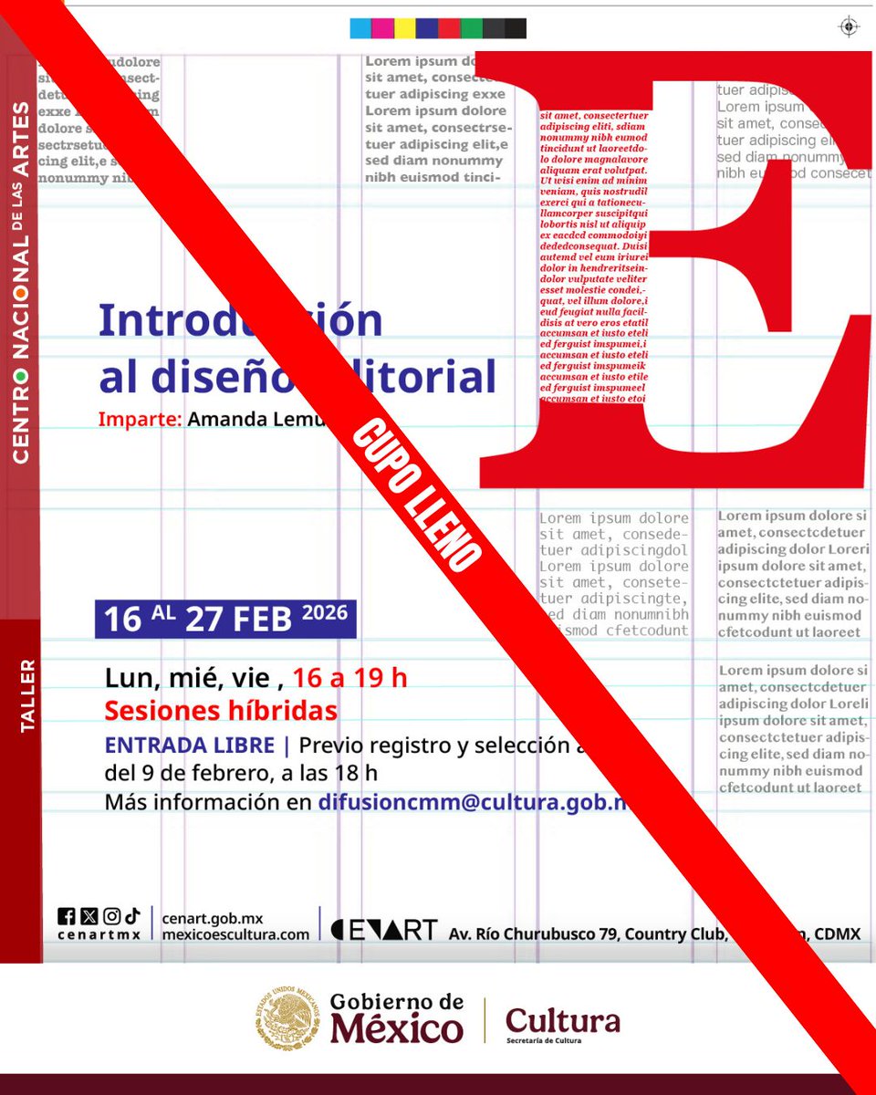 cmm_cenart's tweet image. #RECAP En el Taller Introducción al diseño editorial exploramos procesos creativos, herramientas y estrategias para la producción de publicaciones. 📖

¡Gracias a quienes se sumaron y compartieron esta experiencia con nosotrxs!