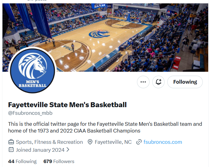 Time for D2 Fayetteville State to update its Twitter bio! The Broncos ...