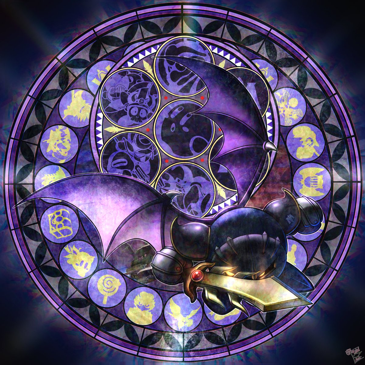 Day ✨60✨ of drawing every #SmashBrosUltimate characters’ heart

Today we will be diving into the heart of fighter #27: Meta Knight!
#fanart