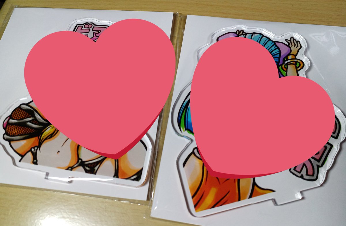 ミニ色紙アクリルスタンドと新作のイラスト本は少しだけ残っているので