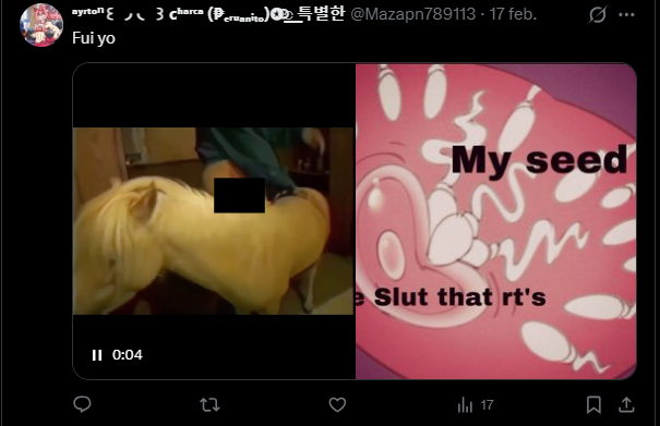 Actualmente Mazapán no muestra ningún signo de haber cambiado para bien. Es peor todavia ahora que este sujeto está publicando ZO0FILIA.