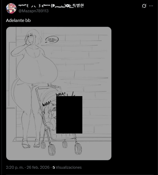 (Además de publicar shotacon y contenido relacionado a caballos)