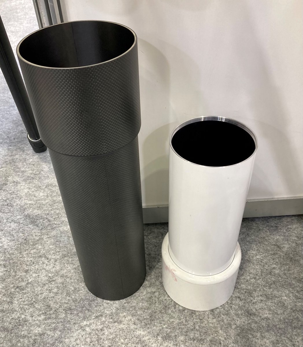 tomytec_borg's tweet image. CP +2026にて、待望の125FL展示中！口径125mmの望遠鏡が片手で待てる！アルミ鏡筒との持ち比べも。

※パシフィコ横浜、ブース番号98、ケンコー・トキナーブース内にて。#CPプラス2026 #cpplus2026 #BORG cpplus.jp