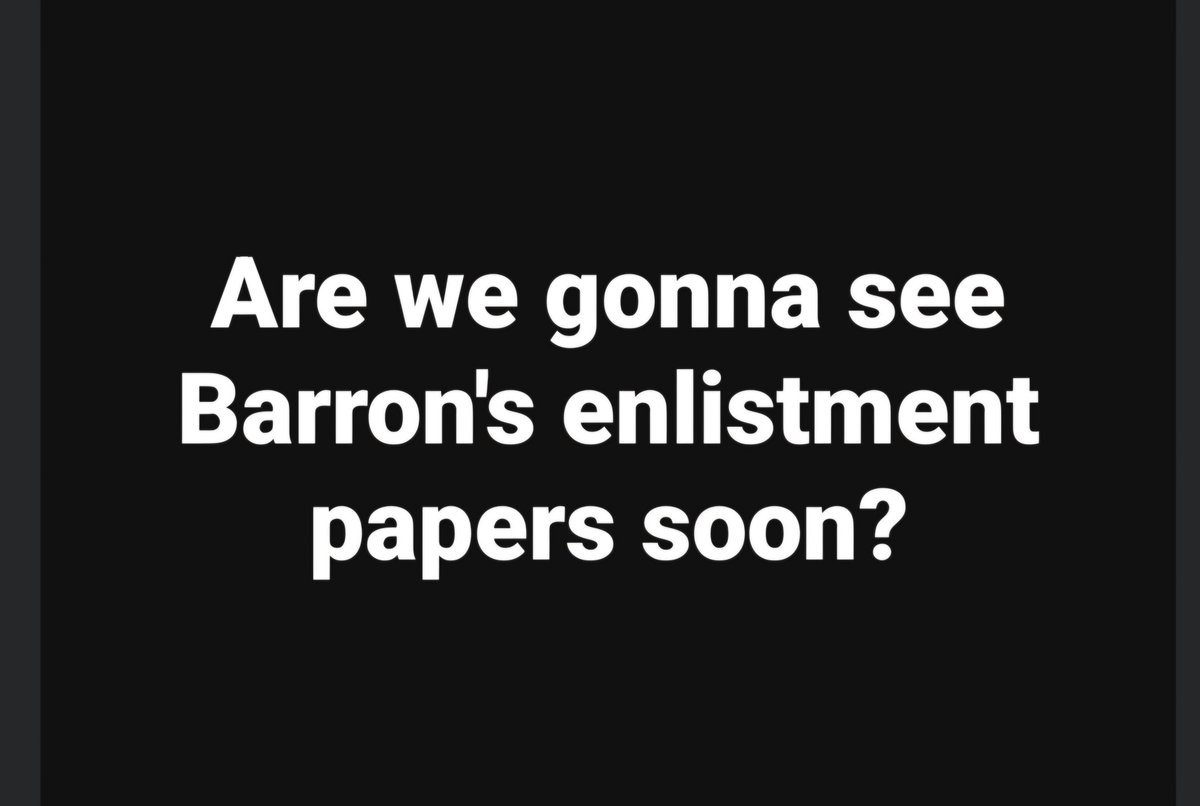 Littlefrog8524's tweet image. Does bone spurs run in Barron Trump's genes?
