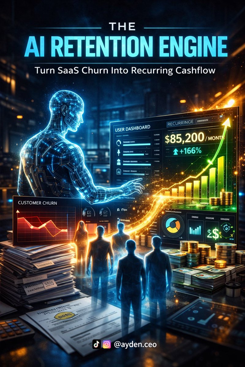 Acquisition gets attention.

Retention builds empires.

Build AI onboarding agents for SaaS.
Sell activation optimisation retainers.
Own the LTV layer.

#SaaSAI
#RetentionEngineering
#B2BSystems
#RecurringRevenue
#AIOpportunity