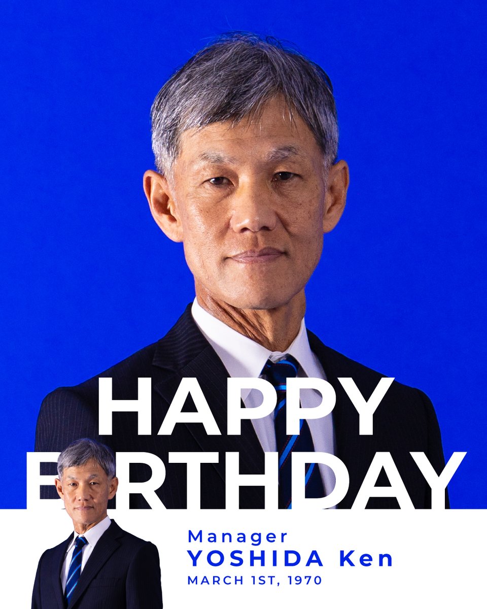 🎂𝑯𝑨𝑷𝑷𝒀 𝑩𝑰𝑹𝑻𝑯𝑫𝑨𝒀🎂

本日3月1日は #吉田謙 監督の誕生日です🎉

お誕生日おめでとうございます‼
素敵な1年になりますように✨

#ブラウブリッツ秋田 #信秋田一体