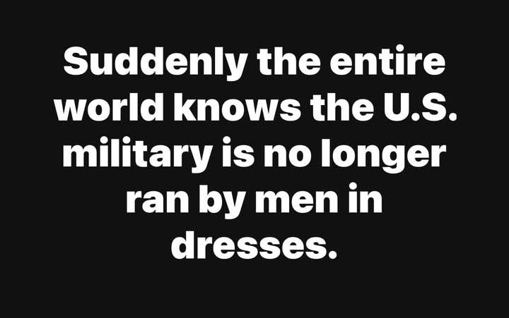 robertpetril's tweet photo. @SecWar Great job, Pete!!! 💪🇺🇸 https://t.co/YL7LStdUPy