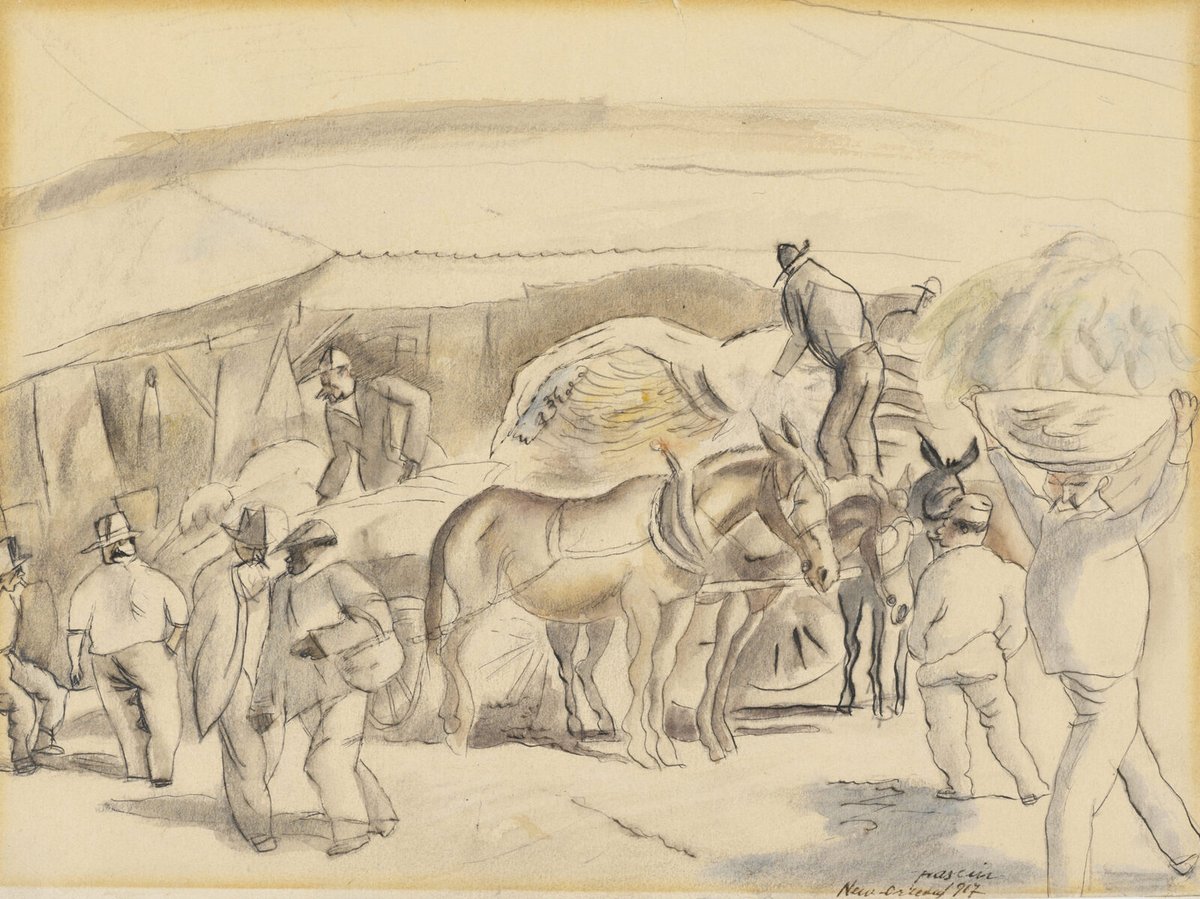 the_barnes_bot's tweet photo. Harvesters  by Jules Pascin https://t.co/e7NefG3FeF https://t.co/4ann0Rtrie