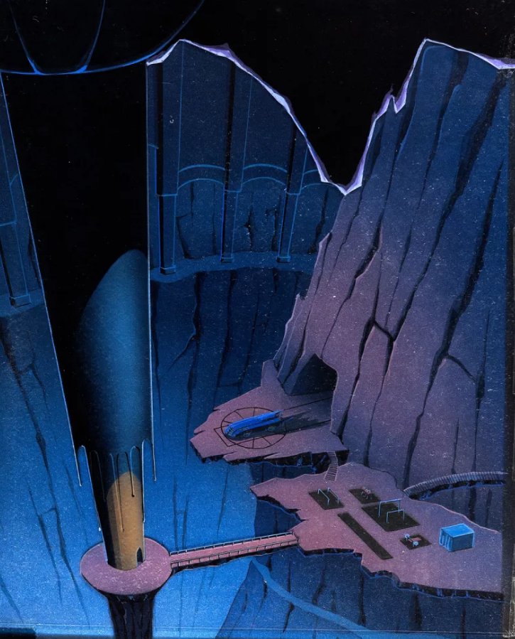 background art for batman the animated series
