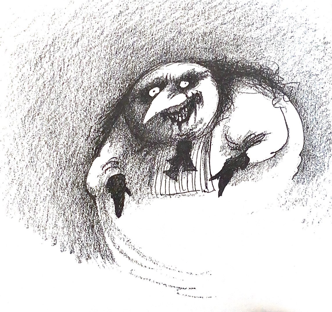 Batman Returns (1992) Penguin concept art by Tim Burton