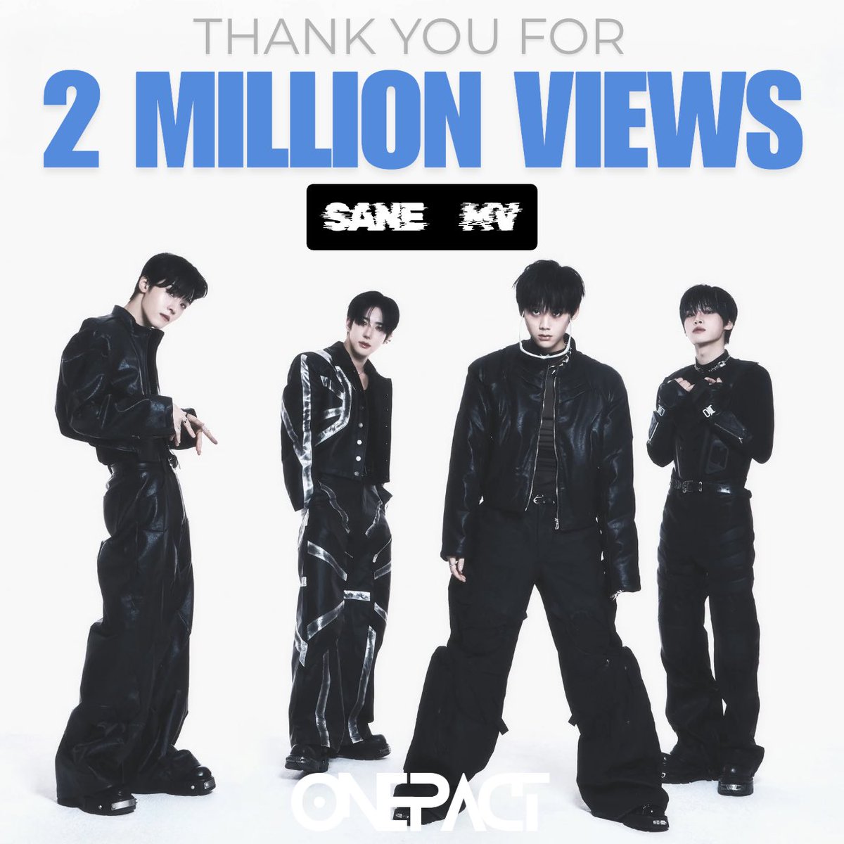 ONEPACT［1'ONLY］SANE MV ＼ 2Million view達成🤩💙/／ #SANE 200万