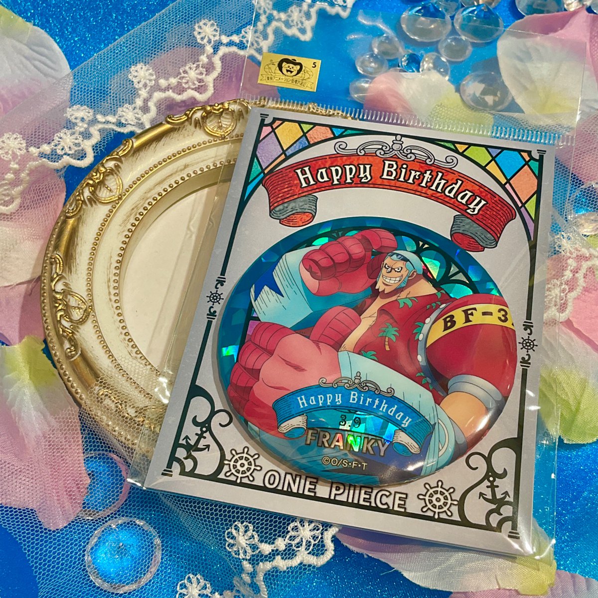 新商品】麦わらストア限定 ワンピース HBDステンドグラス風ホログラム