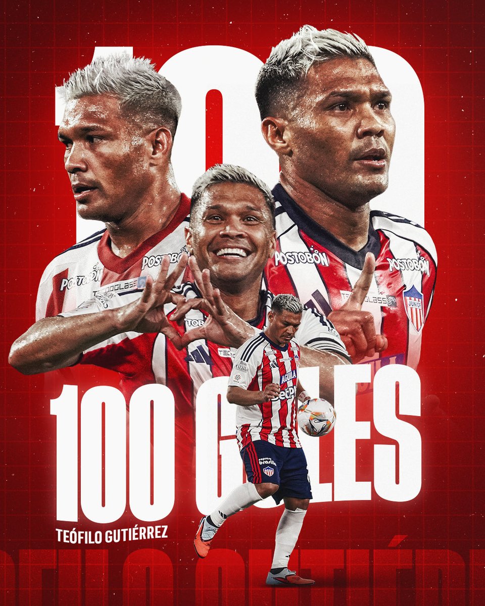 1️⃣0️⃣0️⃣ ❤️ 
LEYENDA.
#VamosJunior
